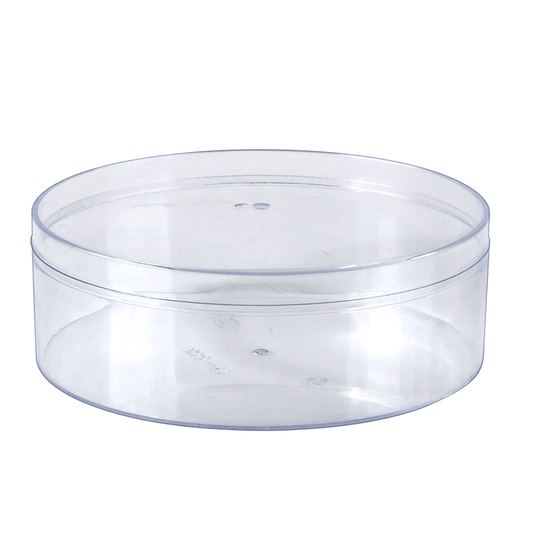 1000mL Clear Round Container With Hard Lid - TEM IMPORTS™