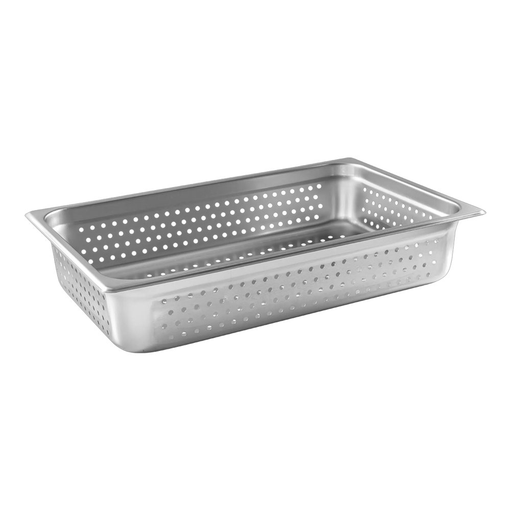 1/1 Size Anti - Jam Gastronorm Perforated Steam Pans - 100mm - TEM IMPORTS™