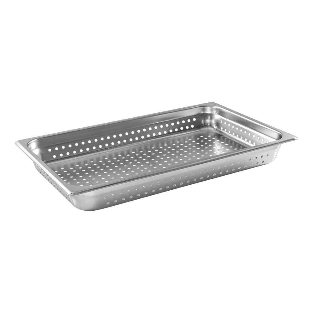 1/1 Size Anti - Jam Gastronorm Perforated Steam Pans - 65mm - TEM IMPORTS™