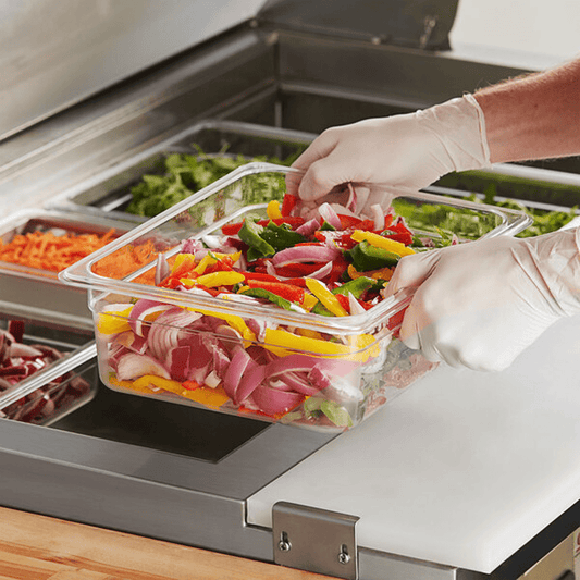 1/2 Size Clear Polycarbonate Food Pan - 100mm - TEM IMPORTS™