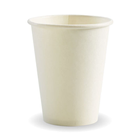 12oz/390mL (90mm) White Single Wall BioCup - 1000pcs/ctn - TEM IMPORTS™