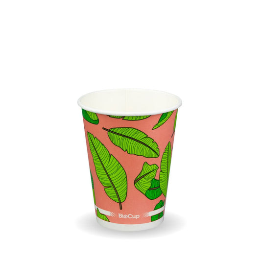 12oz/390mL Leaf (90mm) Cold Paper BioCup - 1000/CTN - TEM IMPORTS™