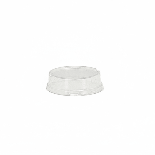 130mL Black&Gold Series Round PET Lid - High Profile - TEM IMPORTS™