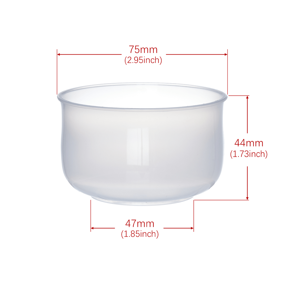 130mL Matt Clear Creme Baking Container Base - TEM IMPORTS™
