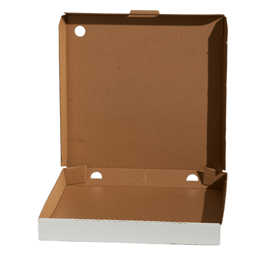 15" Inch Takeaway Pizza Box White - 100/CTN - TEM IMPORTS™