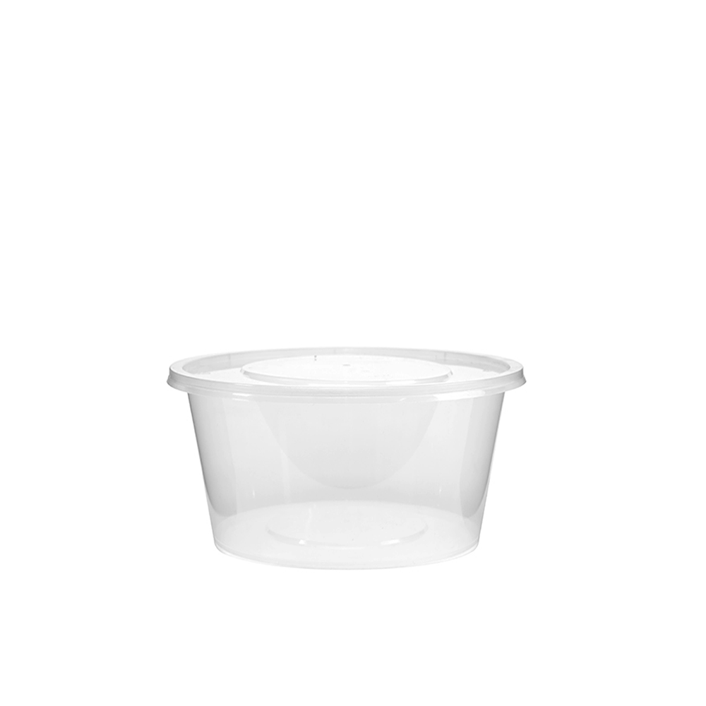 1500mL Takeaway Tall Round Clear Supa Bowls With Lids - TEM IMPORTS™