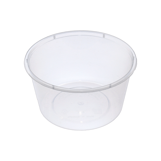 15oz/440mL Round Plastic Container Natural - TEM IMPORTS™