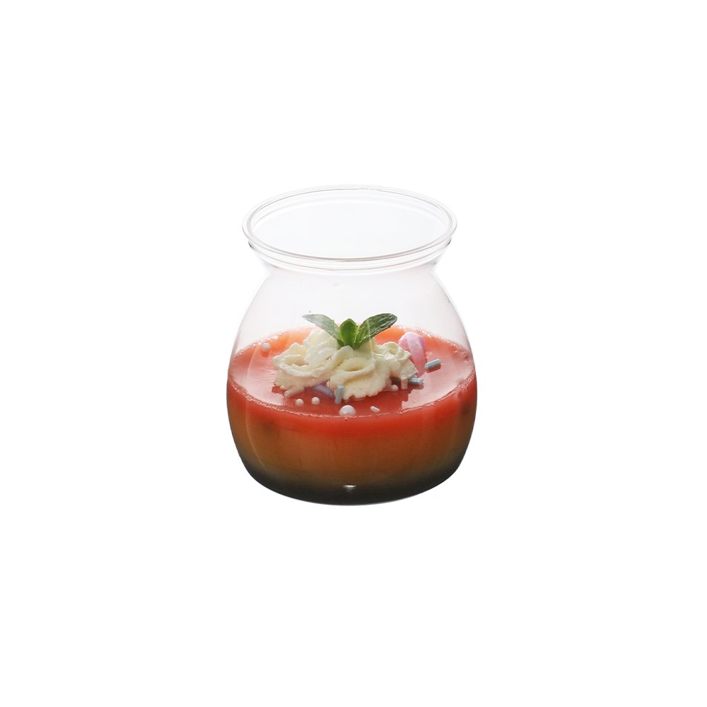 160mL Clear Mini Vase Shape Dessert Cup Base - TEM IMPORTS™