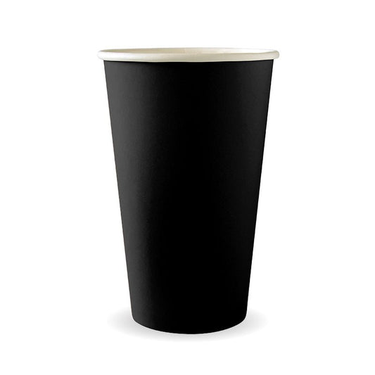 16oz/510mL (90mm) Black Single Wall BioCup - 1000pcs/ctn - TEM IMPORTS™
