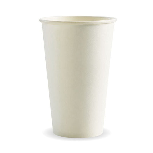 16oz/510mL (90mm) White Single Wall BioCup - 1000pcs/ctn - TEM IMPORTS™