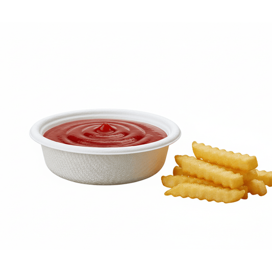 1oz/30mL White Sugarcane Portion Sauce Cup - TEM IMPORTS™
