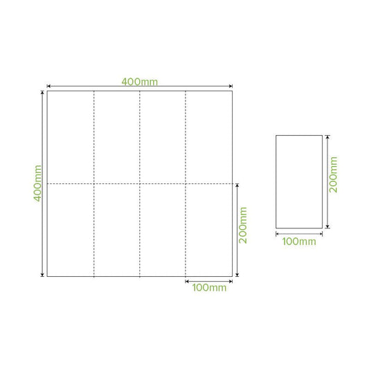 2-Ply 1/8 Fold Black Quilted Dinner BioNapkin - 1000pcs/Ctn - TEM IMPORTS™
