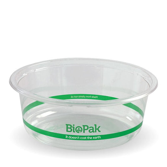 20oz/600mL Clear Wide BioBowl - 600pcs/Ctn - TEM IMPORTS™