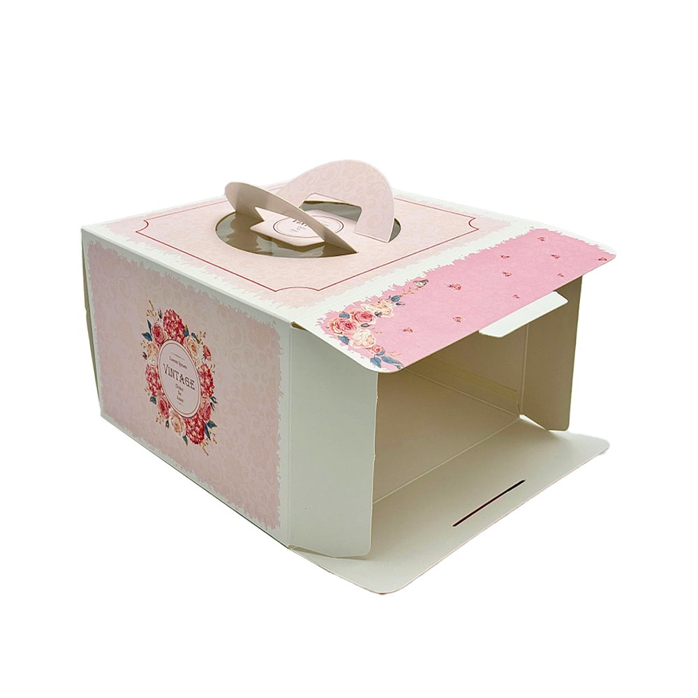 20x20x15 Patisserie Square Cake Box - Vintage - TEM IMPORTS™