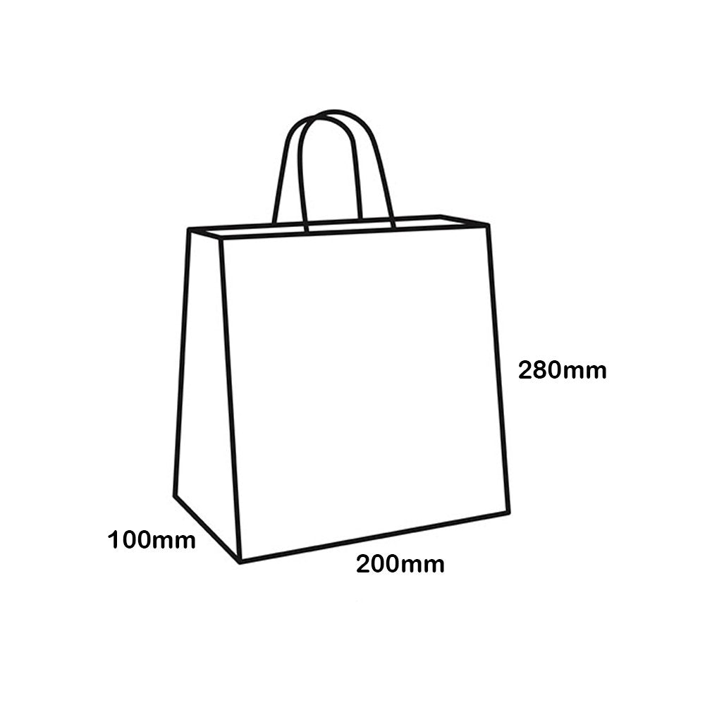 20x28x10cm Clear PVC Gift Bag - TEM IMPORTS™