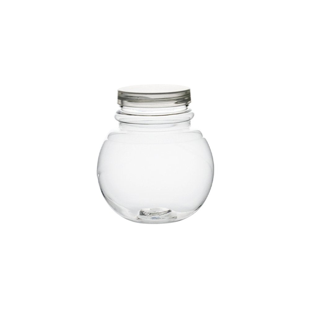 220mL Clear Mini Globe Shape Dessert Cup With Screw Lid - TEM IMPORTS™