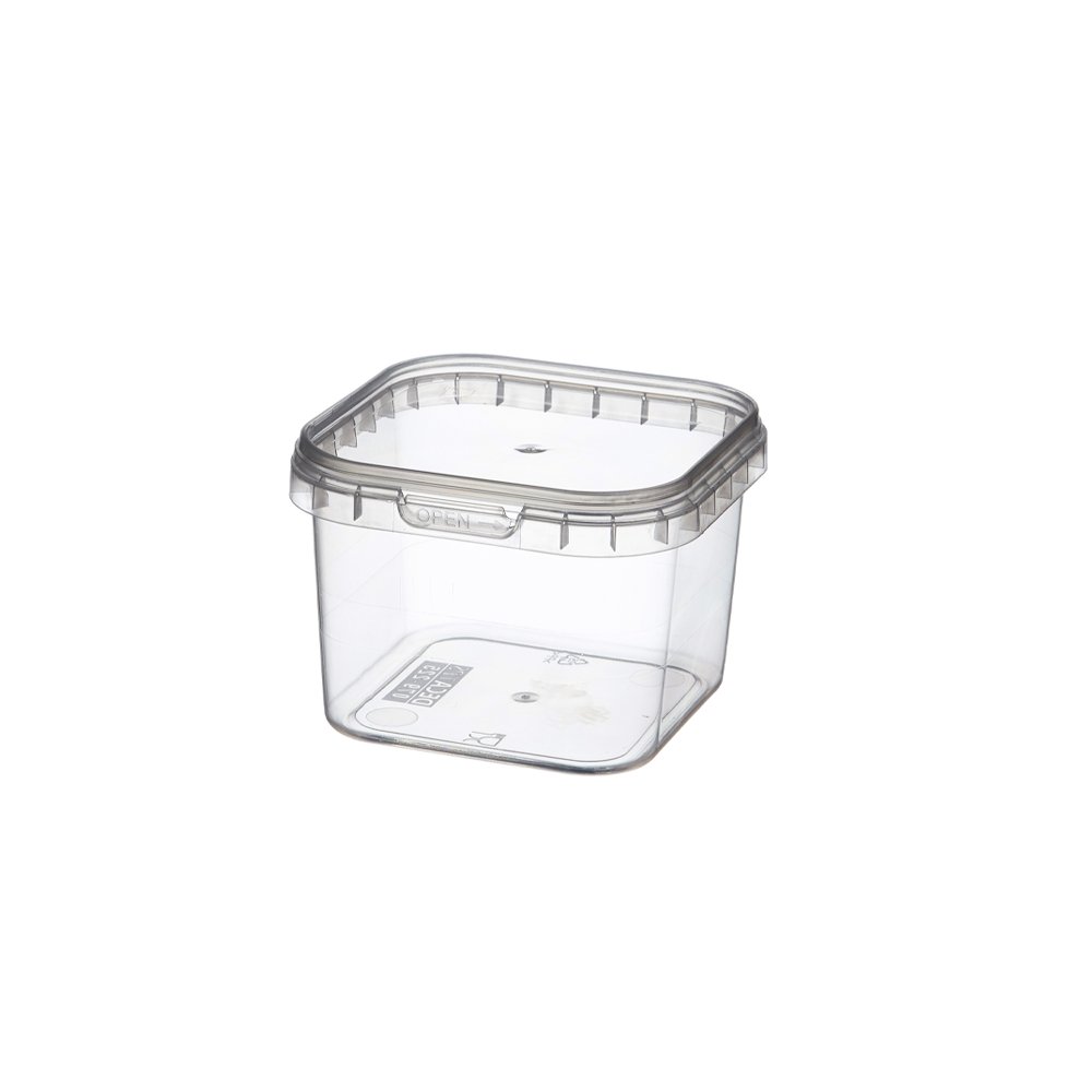 225mL Tamper Proof Square Container Base - TEM IMPORTS™