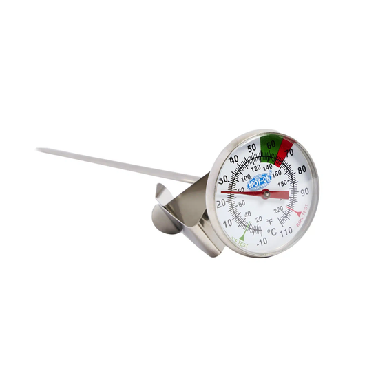 Milk Probe Thermometer With Clip 125mm