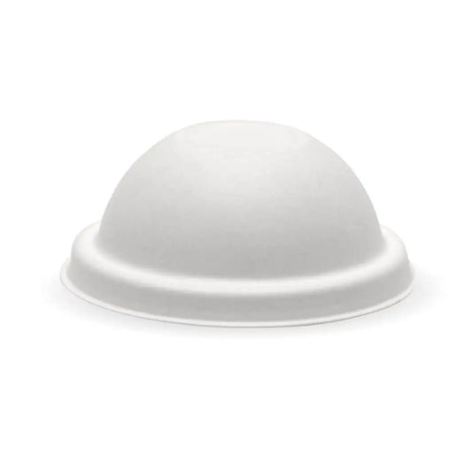 240mL / 8oz Plant Fibre Dome Ice Cream BioCup Lid - 1000/CTN - TEM IMPORTS™