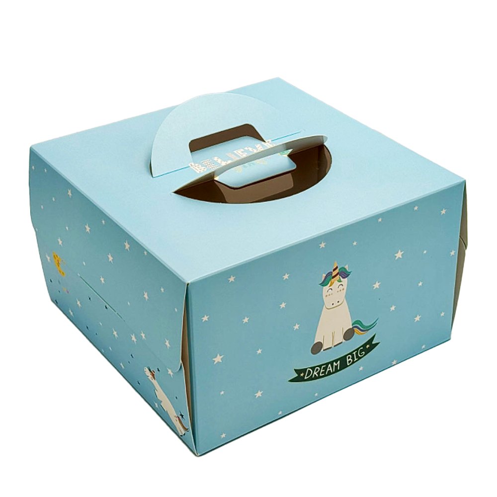 25x25x15 Patisserie Square Cake Box - Dream Big - TEM IMPORTS™