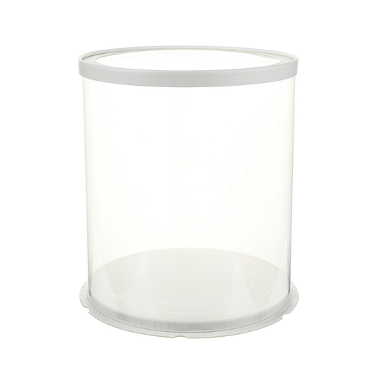 26x32 Round Transparent Box With Window Lid - TEM IMPORTS™