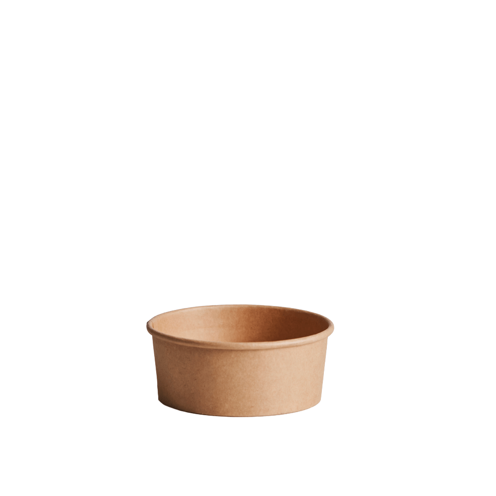 285mL (9oz) Kraft PP Paperway™ Round Container - TEM IMPORTS™