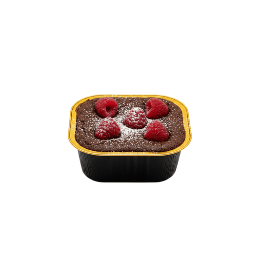 300mL Square Aluminium Ribbed Wall Foil Cake Tin - Black&Gold Series - TEM IMPORTS™