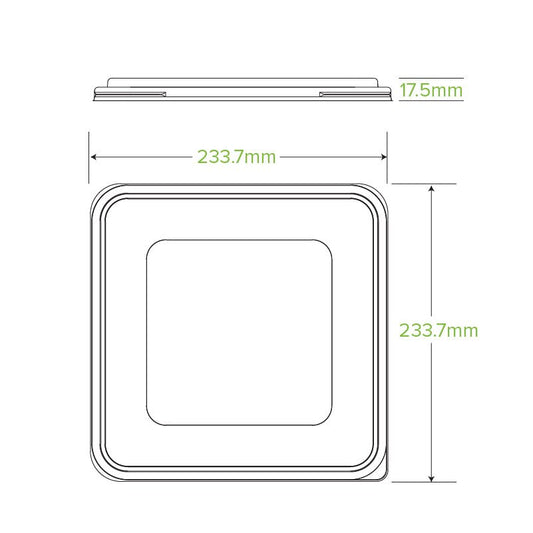 3/4/5-Compartment Large PP Takeaway Lid - 300pcs/Ctn - TEM IMPORTS™