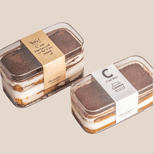 380mL Clear Tall Rectangular Container With Hard Lid - TEM IMPORTS™