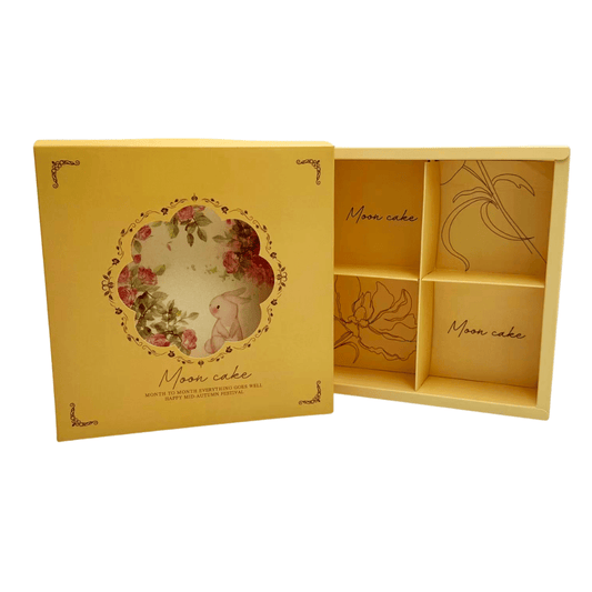 4 Compartment Gift Box with Carry Handle- Pack of 25 - TEM IMPORTS™