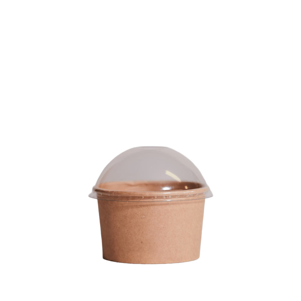 400mL (13oz) Kraft PP Paperway™ Round Container - TEM IMPORTS™