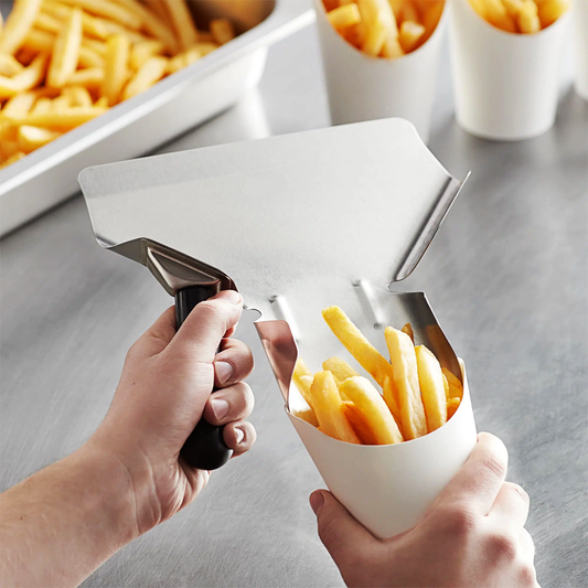 Left Hand Chip Scoop Stainless Steel