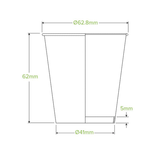 4oz/120mL (63mm) Stone Single Wall BioCup - 2000pcs/ctn - TEM IMPORTS™