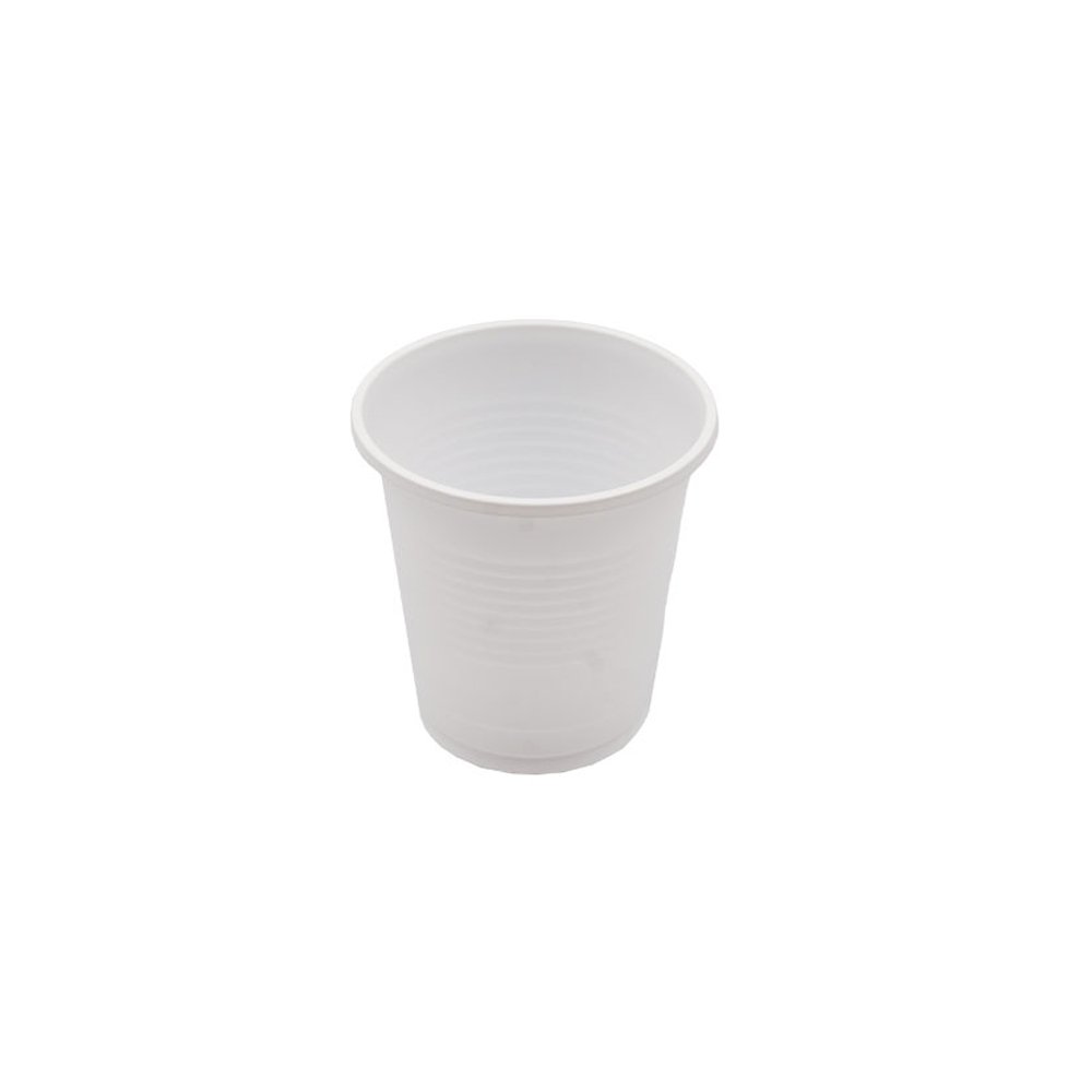 6oz/180mL White Plastic Water Cup - 1000/CTN - TEM IMPORTS™
