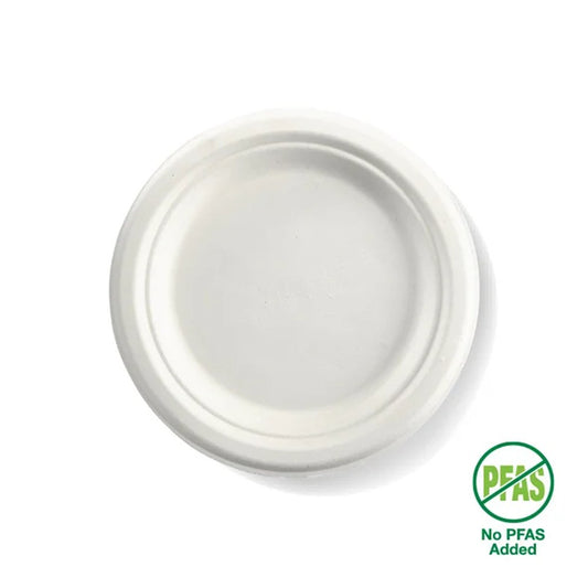 7"/180mm Round Plant Fibre Plate - 1000pcs/Ctn - TEM IMPORTS™