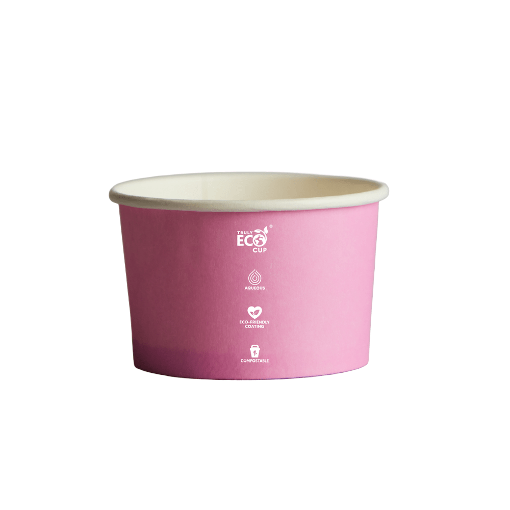 8oz Pastel Aqueous Coated Ice Cream Cup - TEM IMPORTS™