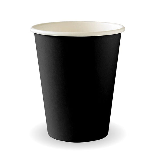 8oz/280mL (80mm) Black Single Wall BioCup - 1000pcs/ctn - TEM IMPORTS™