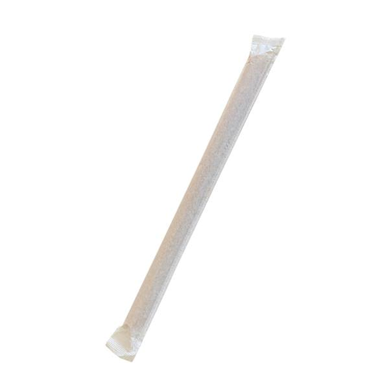 Bamboo Fiber Straw Jumbo Individually Wrapped