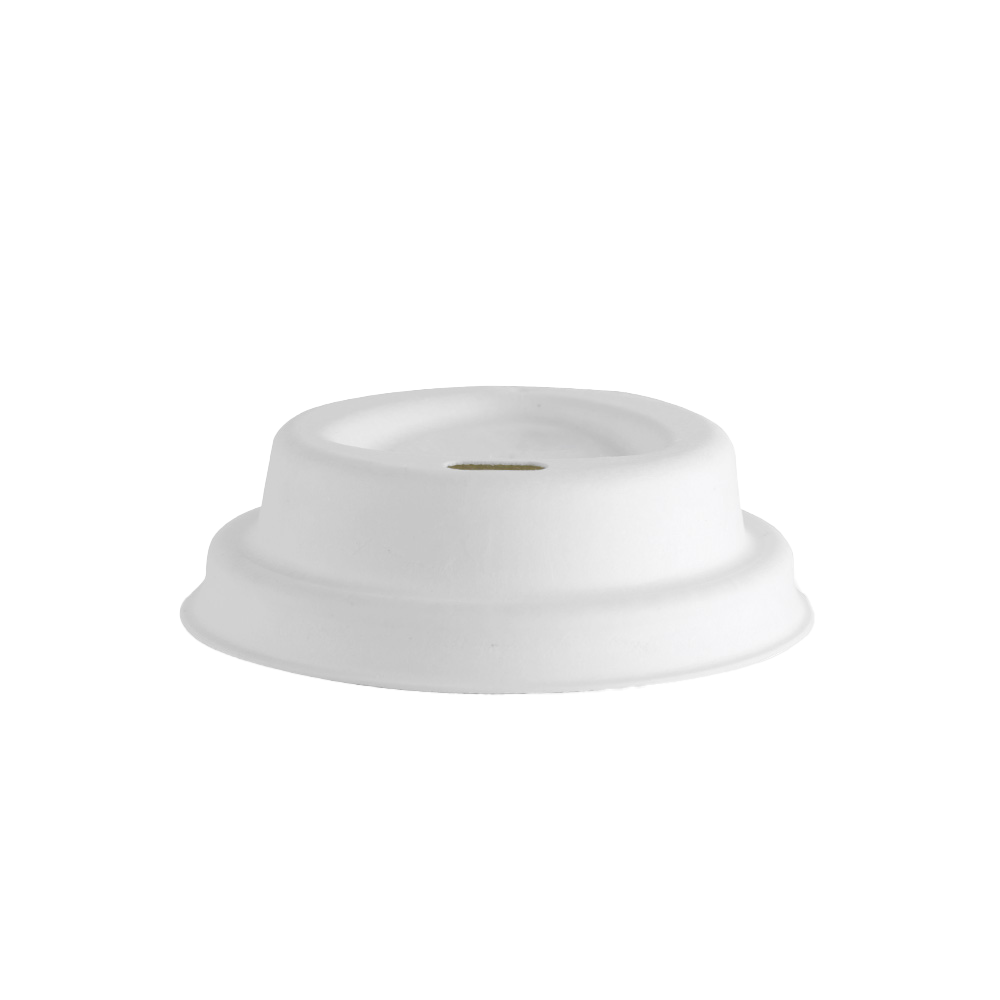 62mm Bagasse White Hot & Cold Lid