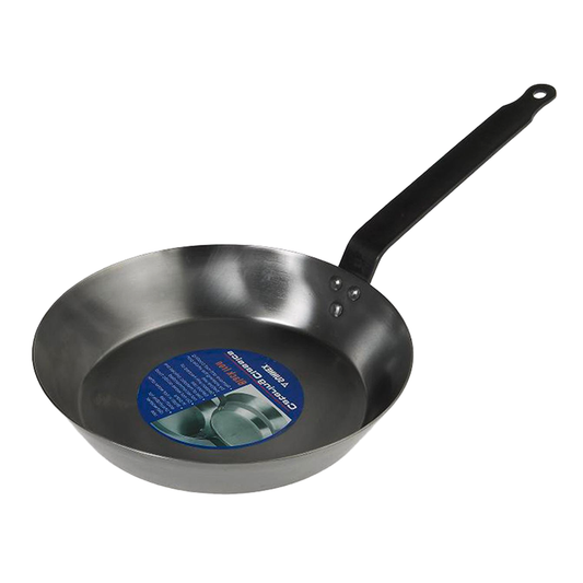 Heavy Duty Black Iron Fryingpan - 350mm
