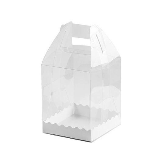 150x150x120mm Square Transparent Box With Handle - TEM IMPORTS™