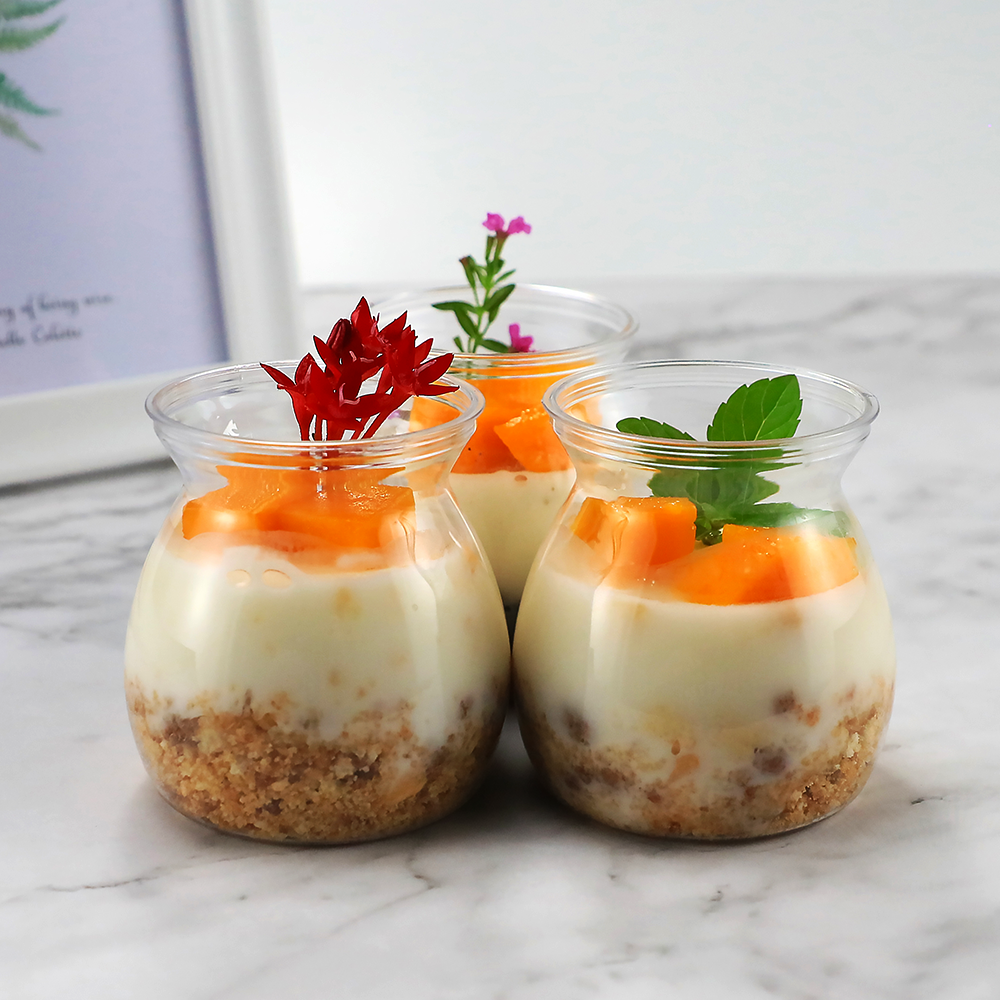 160mL Clear Mini Vase Shape Dessert Cup Base - TEM IMPORTS™