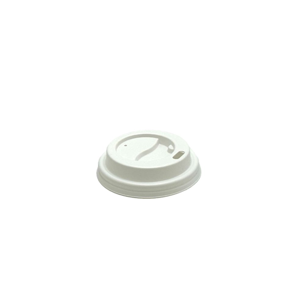 4oz coffee cup lid white