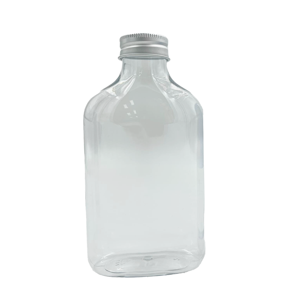 350mL Flask PET Bottle with Aluminium Cap - TEM IMPORTS™