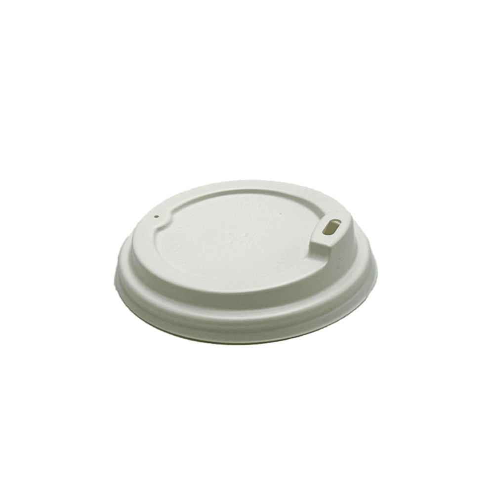 90mm PS White Spout Lid
