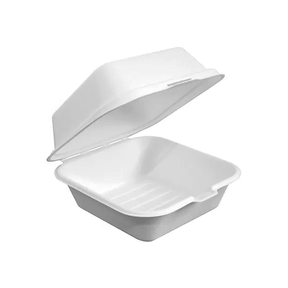 Sugarcane Takeaway Burger Box Food Clam
