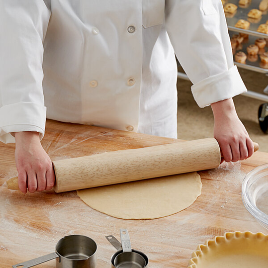 Classic Wooden Barrel Rolling Pin 380mm
