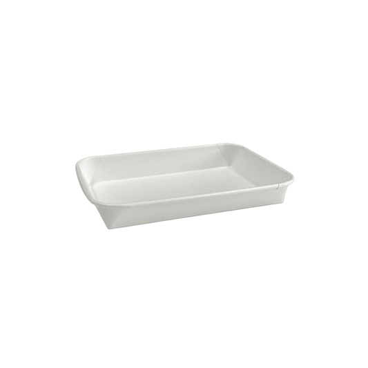 Aqueous Coated Paper White Sushi Tray Medium - 600/CTN - TEM IMPORTS™