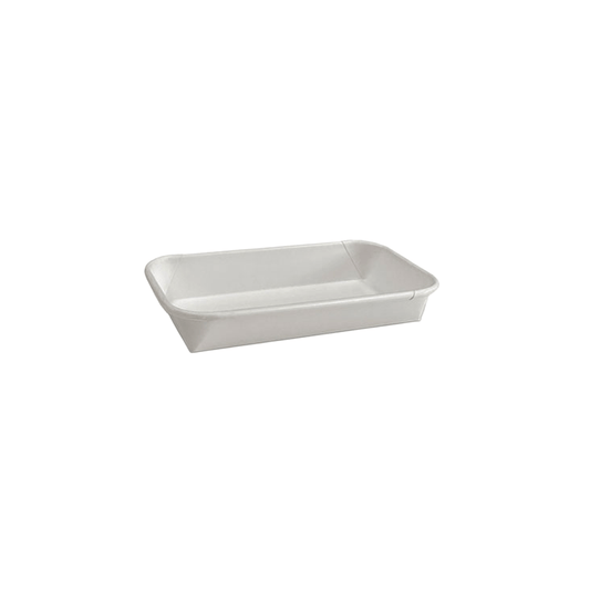 Aqueous Coated Paper White Sushi Tray Small - 800/CTN - TEM IMPORTS™