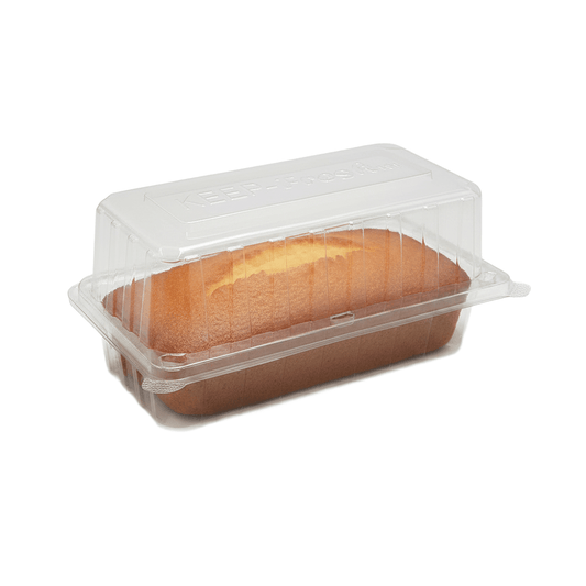Bar Cake Raised Hinged Lid Container - 200/CTN - TEM IMPORTS™